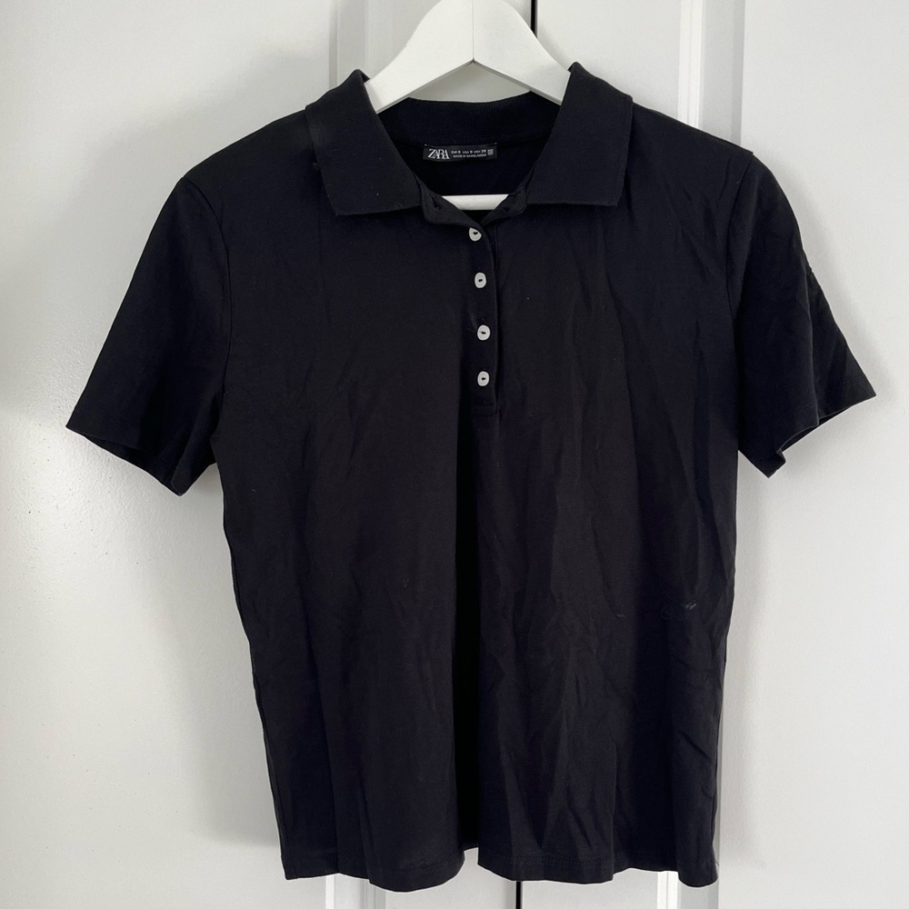 Zara buttoned tee